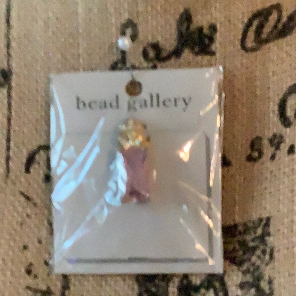 Large Pink CZ Pendant